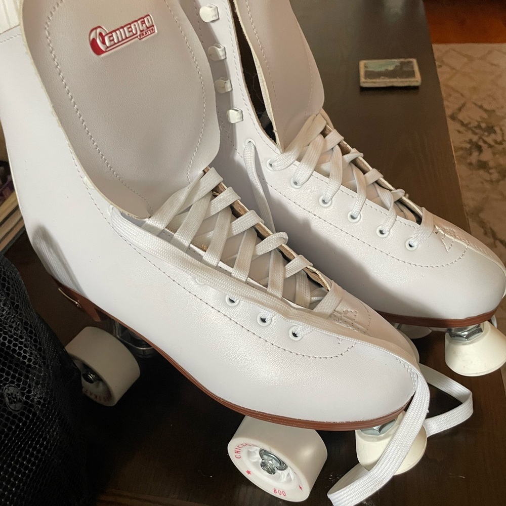 White Roller Skates by Riedell